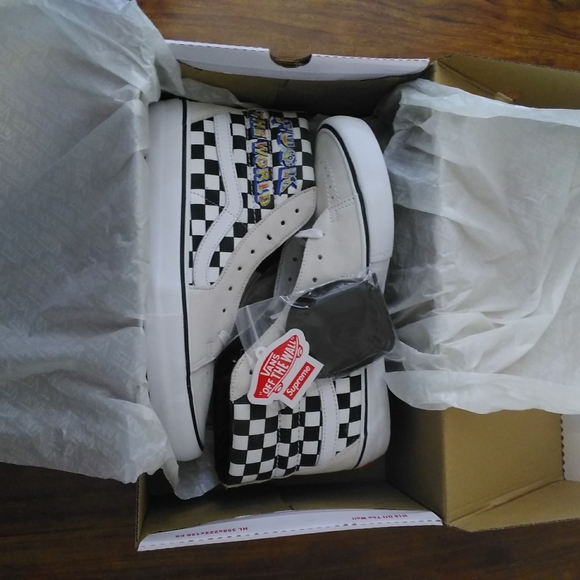 Supreme X Vans Fuck the World Checkerboard